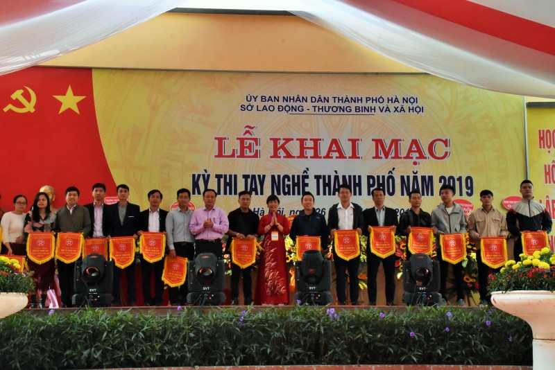 Khai mạc Kỳ thi tay nghề thành phố Hà Nội năm 2019