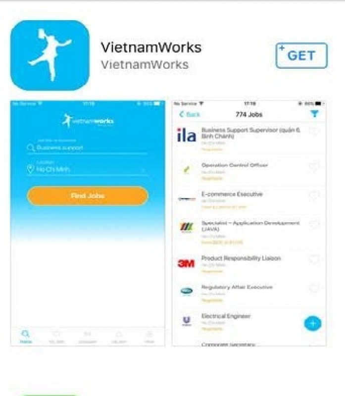 VietnamWorks ra mắt ứng dụng tìm việc trên điện thoại di động