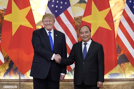 Thủ tướng Chính phủ Nguyễn Xuân Phúc hội kiến Tổng thống Hoa Kỳ Donald Trump