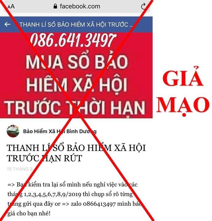 Đề nghị Công an điều tra, xử lý việc mạo danh cơ quan bảo hiểm xã hội để trục lợi