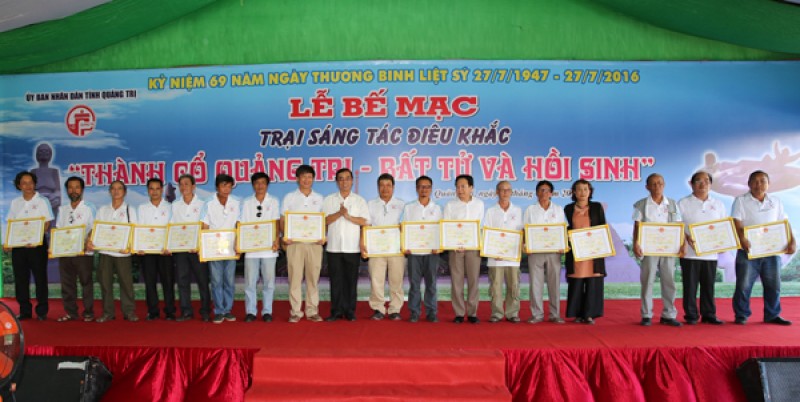 to chuc trai sang tac dieu khac ve thanh co quang tri