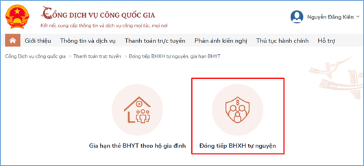 Hướng dẫn đóng BHXH tự nguyện, gia hạn thẻ BHYT theo hộ gia đình