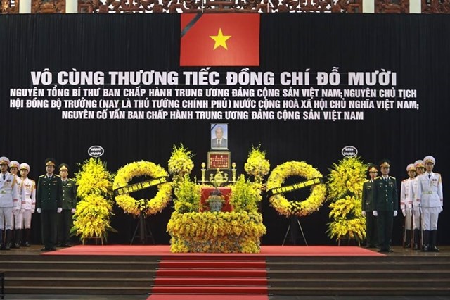 Lãnh đạo các nước gửi Điện chia buồn việc Nguyên Tổng Bí thư Đỗ Mười từ trần