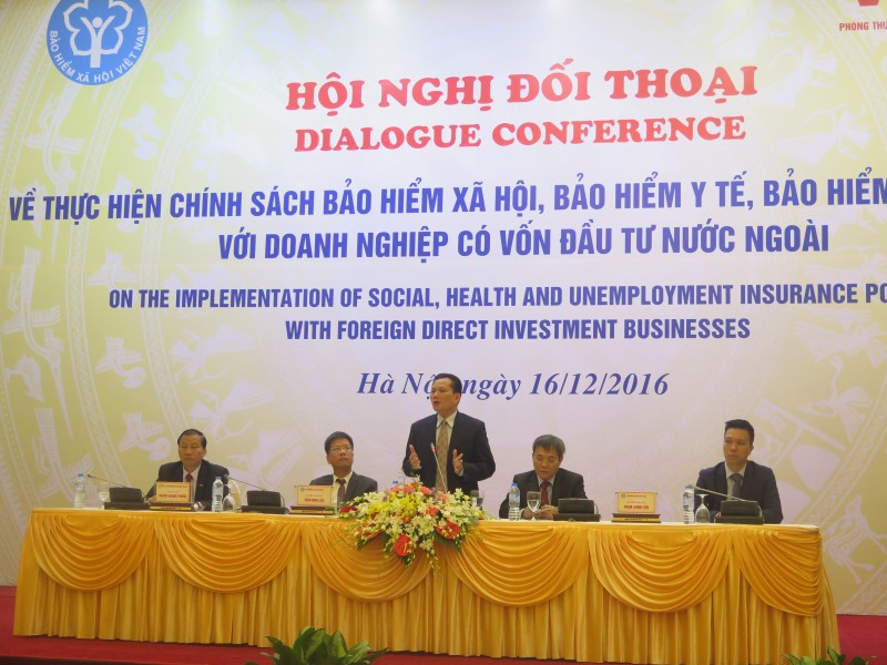 Đối thoại với DN FDI về thực hiện chính sách bảo hiểm