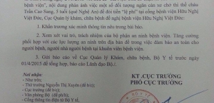 Bộ Y tế chỉ đạo làm rõ vụ chặn xe đưa người chết để đòi tiền ở BV Việt Đức