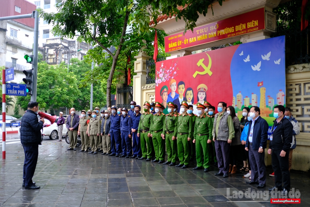 Công an phường Điện Biên xây dựng mô hình điển hình, kiểu mẫu về an ninh, trật tự và văn minh đô thị