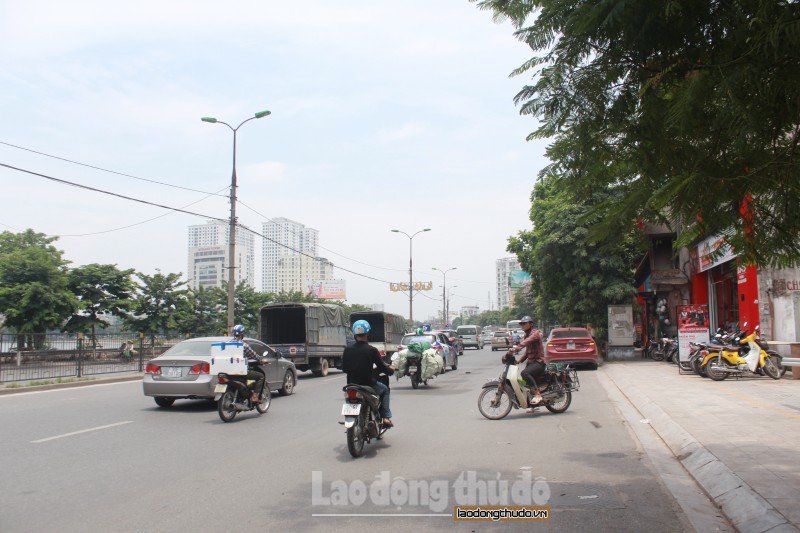 Quận Hoàng Mai: Đẩy mạnh công tác duy tu đường phố