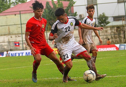 u18 lao de bep brunei gianh 3 diem dau tien