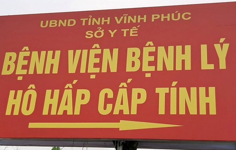 Bệnh viện Bệnh lý hô hấp cấp tính tỉnh Vĩnh Phúc sắp đi vào hoạt động