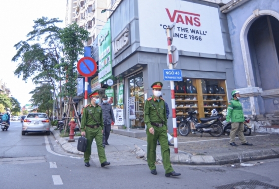 Công an quận Đống Đa: Hoàn thành tốt mục tiêu đảm bảo an ninh trật tự và phòng, chống dịch