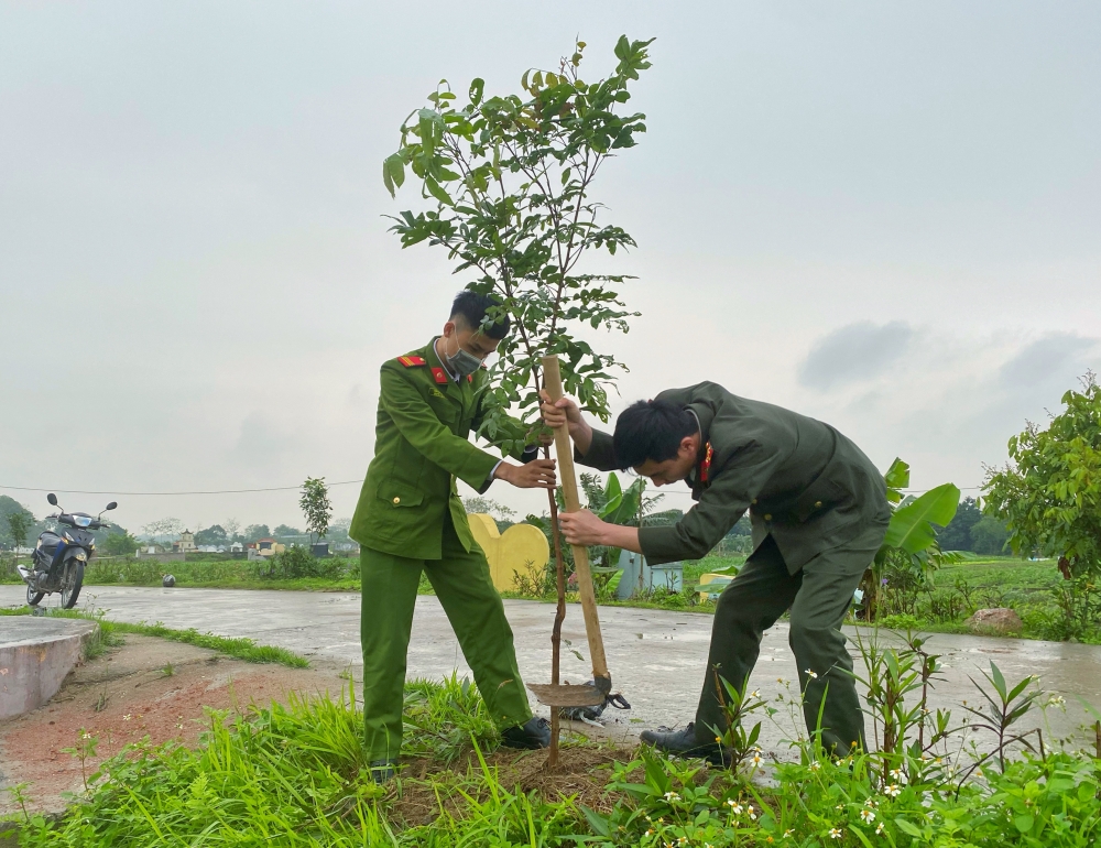 Tuổi trẻ Công an huyện Ứng Hòa tích cực hưởng ứng Tháng Thanh niên năm 2021