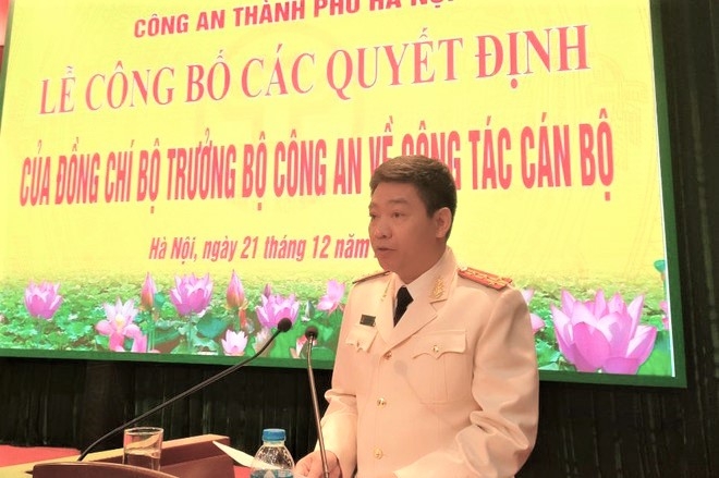 Công an thành phố Hà Nội: Công bố Quyết định của Bộ trưởng Bộ Công an về công tác cán bộ