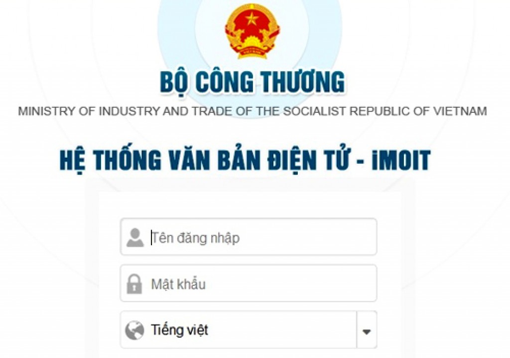 Bộ Công Thương áp dụng hệ thống văn bản điện tử