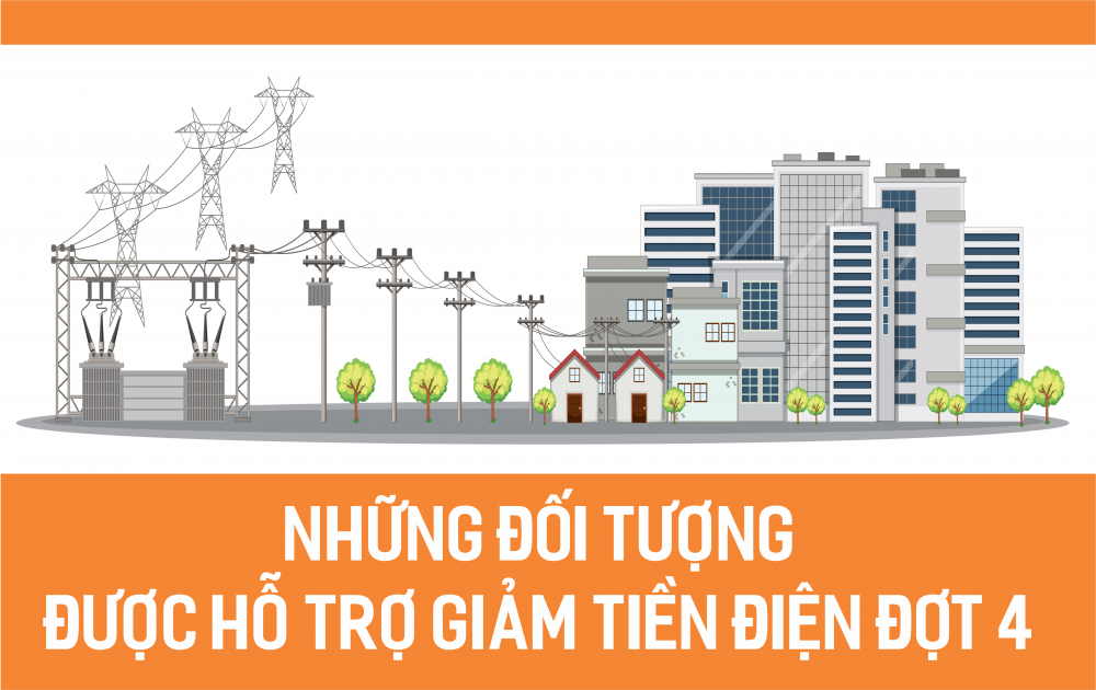 Infographic: Những đối tượng nào được hỗ trợ giảm tiền điện đợt 4