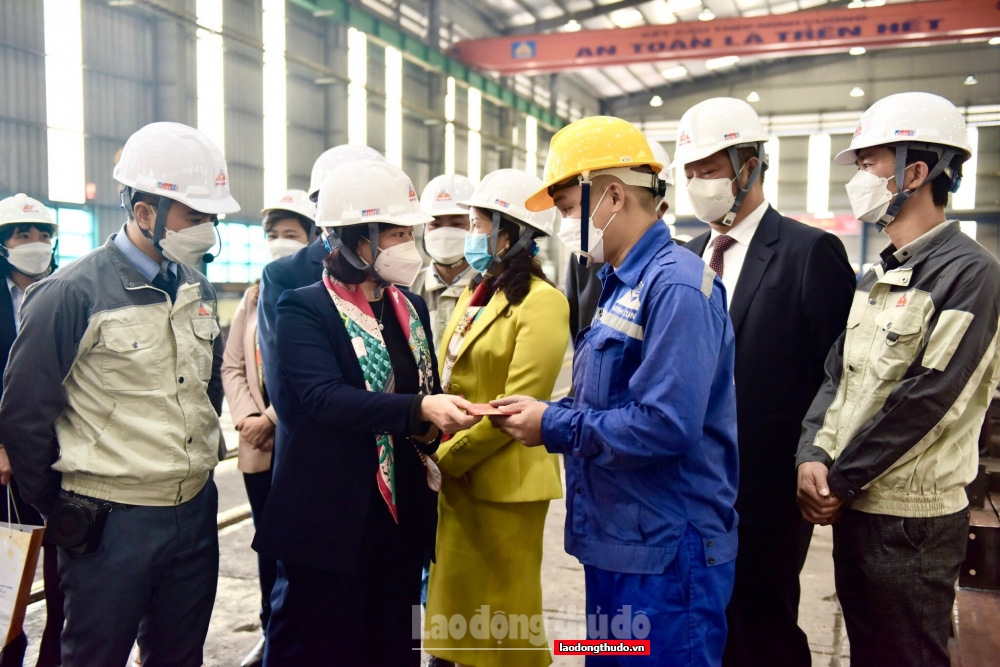 Phó Bí thư Thường trực Thành ủy Hà Nội động viên sản xuất đầu năm tại huyện Đông Anh