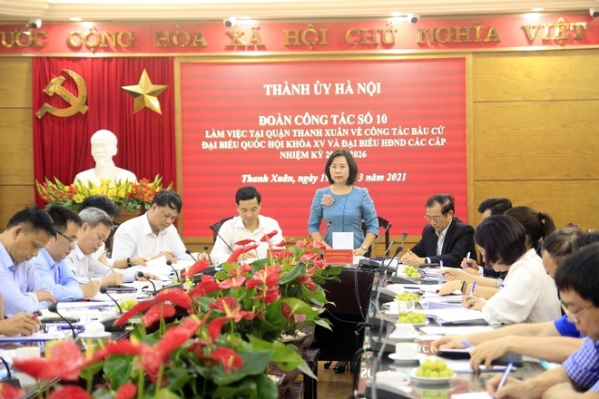 Quận Thanh Xuân cần lưu ý rà soát cử tri là học sinh, sinh viên