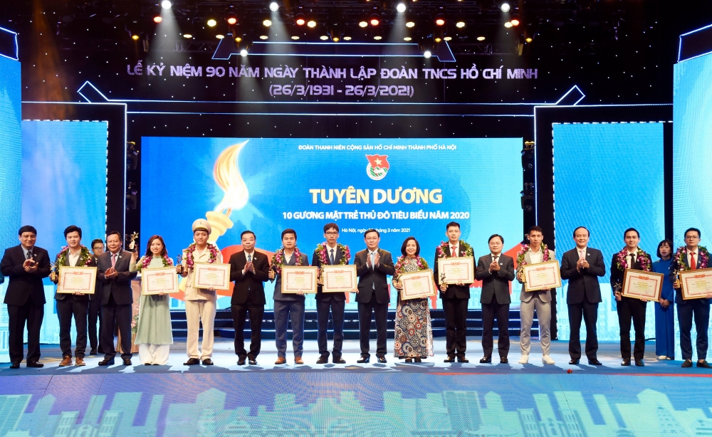 Vinh danh 10 gương mặt trẻ Thủ đô tiêu biểu 2020