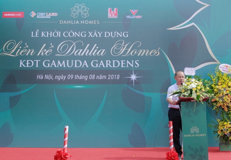 gamuda land viet nam khoi cong xay dung du an lien ke dahlia homes