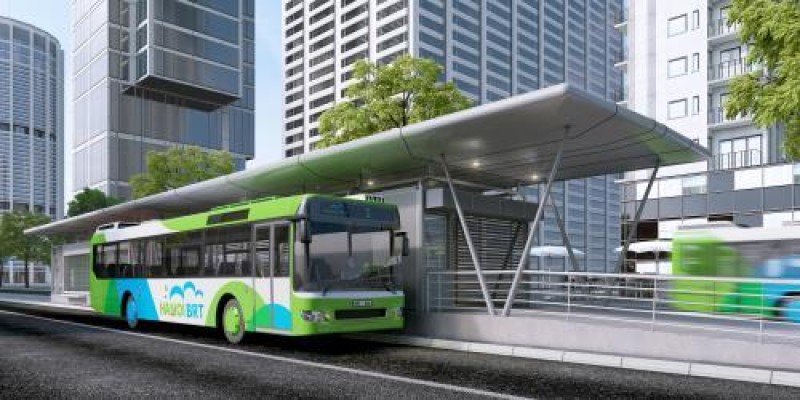 Chốt thời gian chạy thử tuyến buýt nhanh BRT