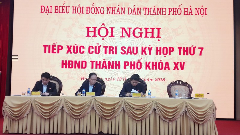 dai bieu hdnd tp tiep xuc cu tri tai huyen hoai duc