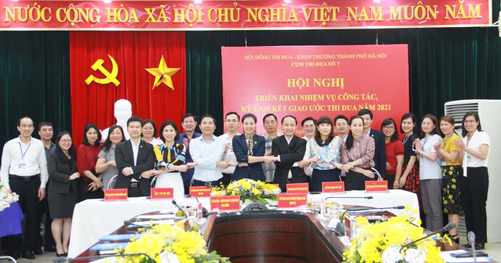 Cụm thi đua số 7 ký kết giao ước thi đua năm 2021