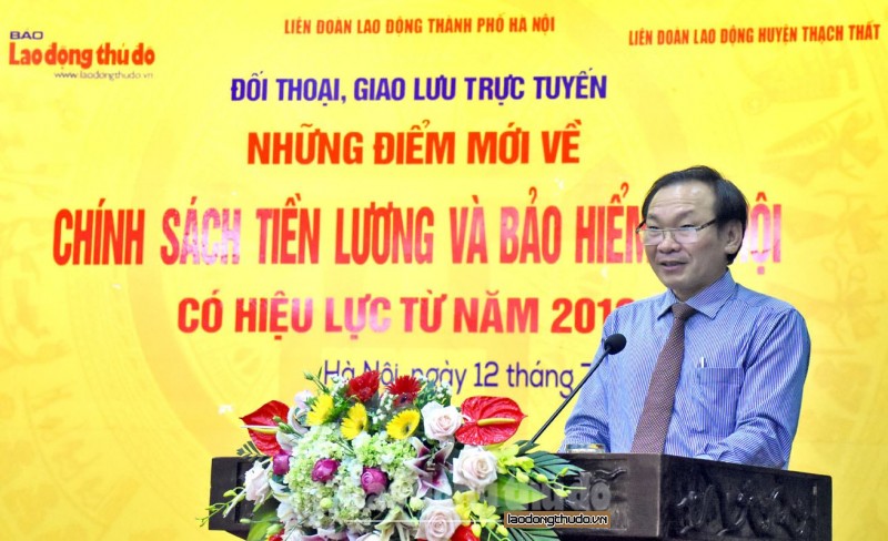 truc tuyen hinh anh doi thoai ve chinh sach tien luong va bao hiem xa hoi