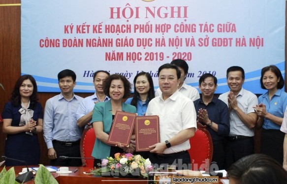 Ký kết kế hoạch phối hợp công tác năm học 2019 - 2020