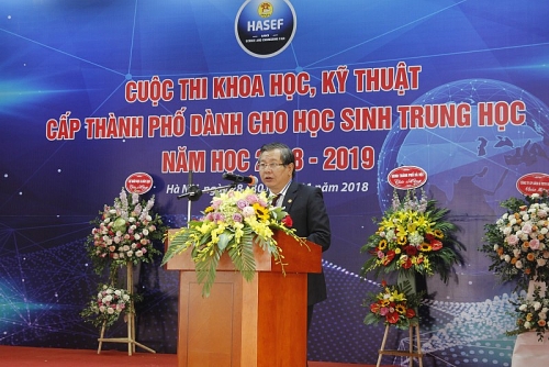 ha noi khai mac cuoc thi khoa hoc ky thuat danh cho hoc sinh trung hoc