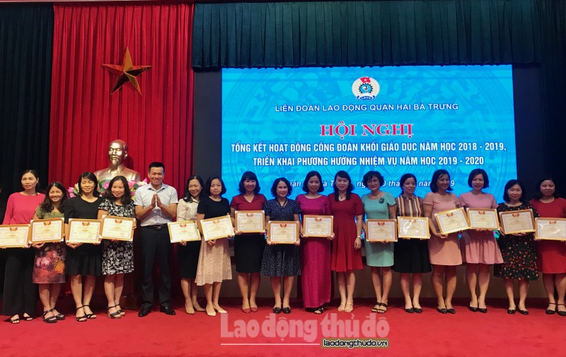 Tổng kết hoạt động Công đoàn khối Giáo dục năm học 2018-2019