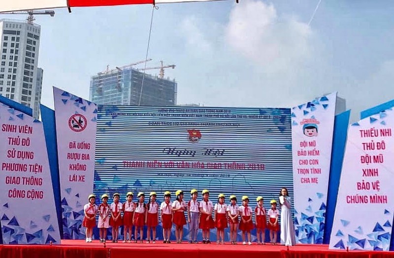 hon 800 doan vien thanh nien thu do tham gia ngay hoi thanh nien voi van hoa giao thong nam 2019