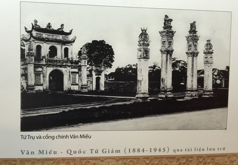 trien lam tu lieu ve van mieu quoc tu giam giai doan 1884 1945