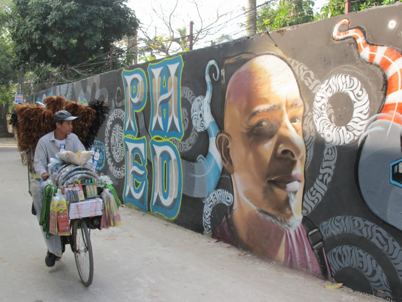 Bức graffiti đẹp nhất Hà Nội