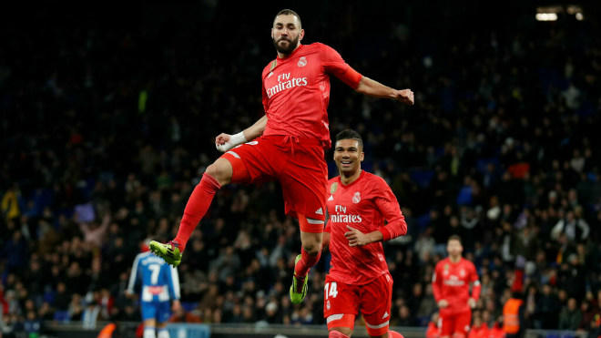 espanyol 2 4 real madrid ken ken sai canh trong ngay benzema toa sang