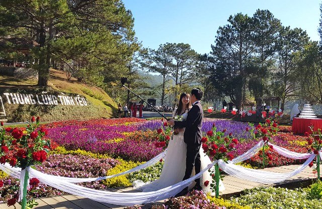 Valentine trên “thành phố tình yêu” Đà Lạt