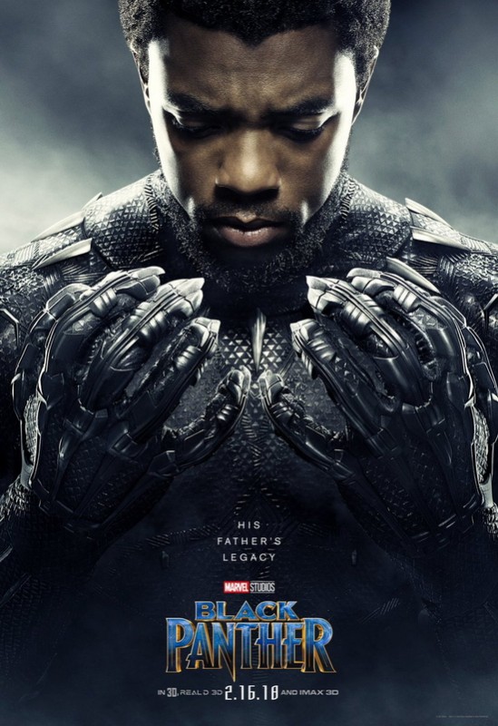 ngam loat poster nhan vat cuc ngau cua black panther chien binh bao den