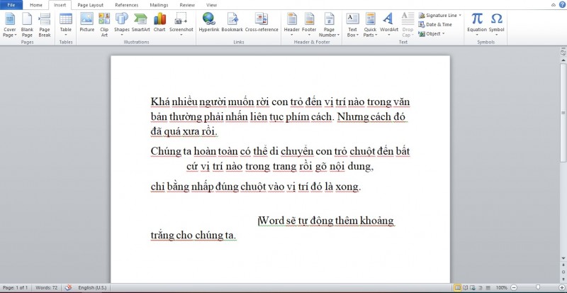 Một số thủ thuật Word hữu ích cho người dùng