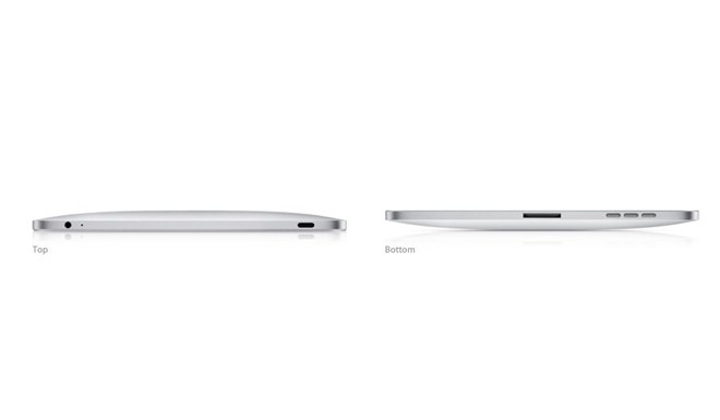 Thiết kế trên iPad Air giúp người dùng dễ dàng sử dụng bằng một tay, trong khi mặt lưng cùng trọng lượng của iPad thế hệ đầu tiên khiến người dùng khó thể cầm bằng một tay.