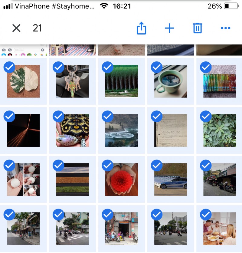 Chọn nhiều bức ảnh chỉ với một cú chạm trên Google Photos