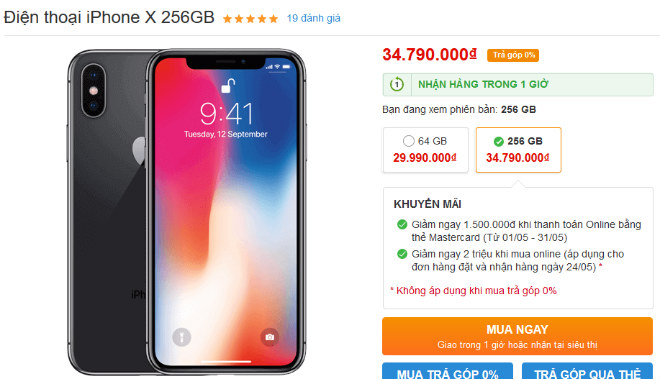 NÓNG: iPhone 8, 8 Plus và iPhone X giảm sốc 3-3,5 triệu đồng