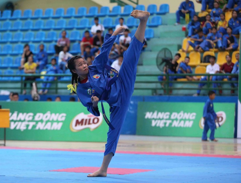 be mac giai vo dich vovinam hoc sinh toan quoc lan thu ii cup nestle milo nam 2018