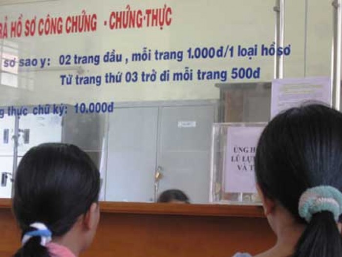 Chuẩn bị tăng một số loại phí công chứng