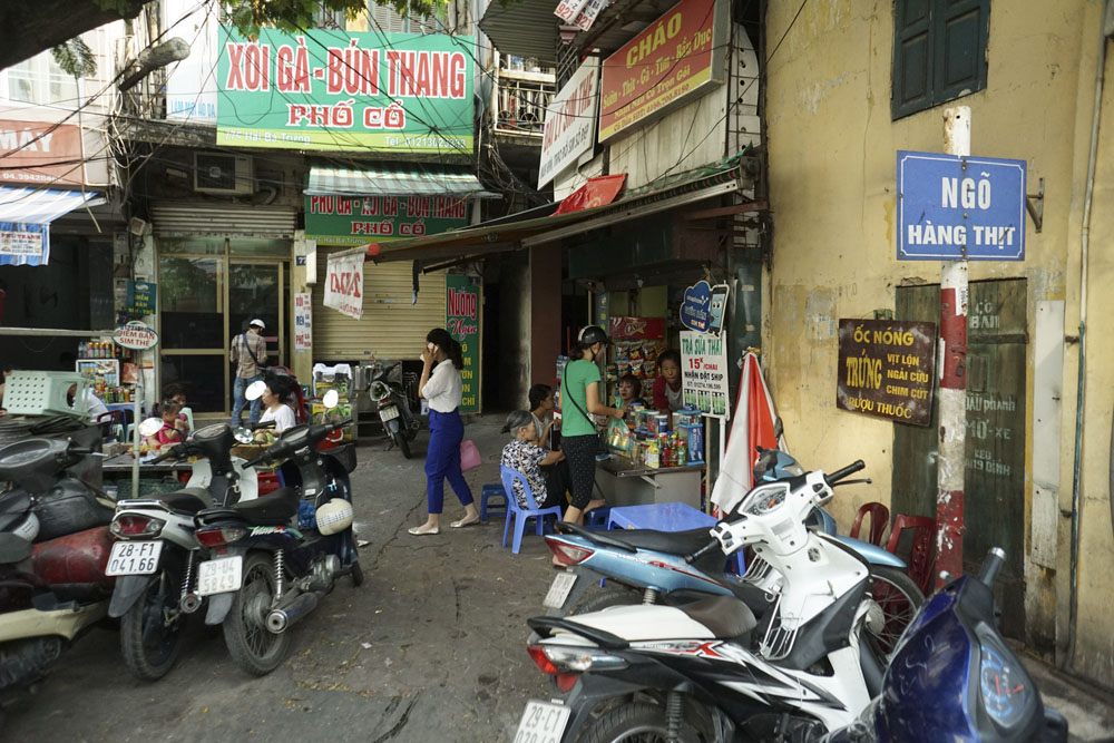 mang luoi ngo nho nhu ham trong long pho co ha noi