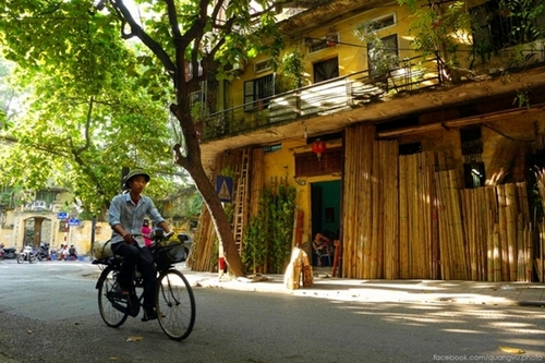 thang 8 lang nghe giai dieu mua thu ha noi