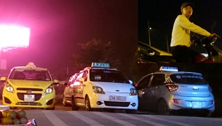 Rộ nạn "cò" taxi ở sân bay Nội Bài