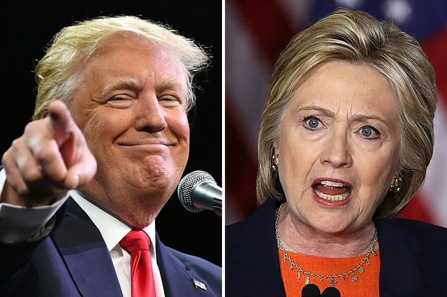 Tỷ phú Trump thu hẹp khoảng cách đáng kể với bà Clinton