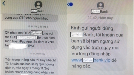 Giả mạo tin nhắn thương hiệu để lừa đảo người tiêu dùng