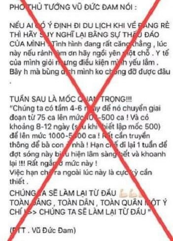 Xử phạt đối tượng đăng tin sai sự thật về dịch Covid-19 lên mạng xã hội