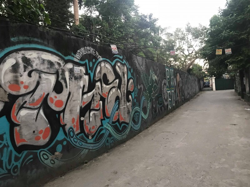 con duong graffiti noi song ao cuc ngau cho gioi tre ha noi