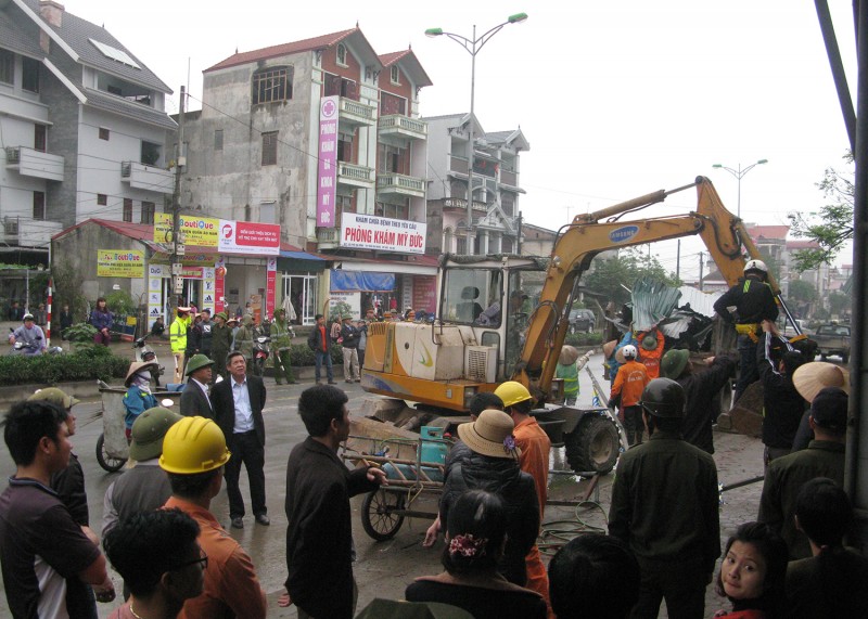 Huyện Mỹ Đức: Đảm bảo trật tự an toàn đô thị