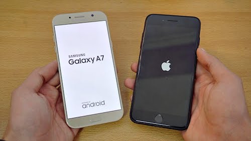 iphone 7 plus va galaxy a7 2017 ai chong nuoc tot hon